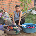 カンボジアの一般家庭訪問