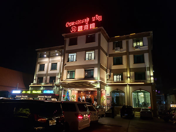 ビエンチャンの中華料理店