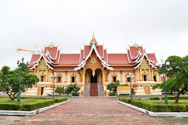 最高位の僧侶が住む豪華な宮殿