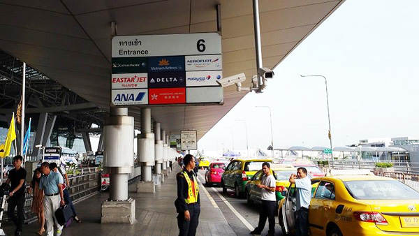 スワンナプーム国際空港から日本へ